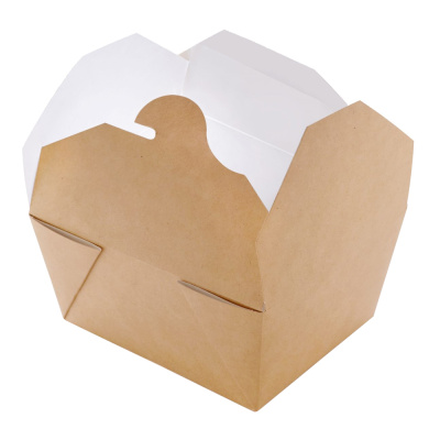 Контейнер-бумажный-600-мл-113х90х64-крафт-белый-FOLD-BOX