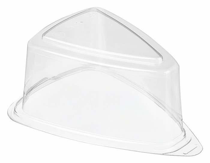 Контейнер для кусочка торта Т-2К крышка треуг 129х95х67 прозрачная 