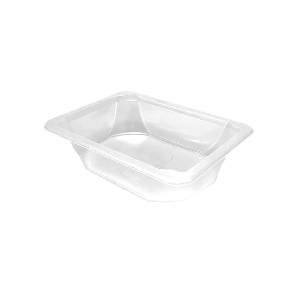 Лоток под запайку 147х109х36 без ребер прозрачный НОТ