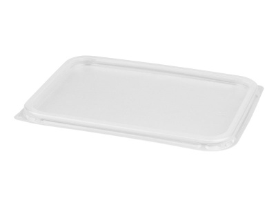 Крышка для контейнера ПП 186х132 прямоуг прозрачная