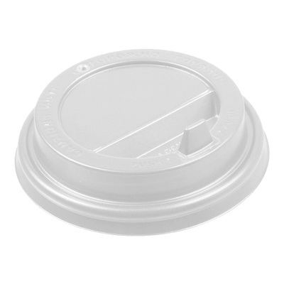 Крышка-для-стакана-d-90-мм-белая-с-носиком-ПС Крышка-для-стакана-d-90-мм-белая-с-носиком-ПС