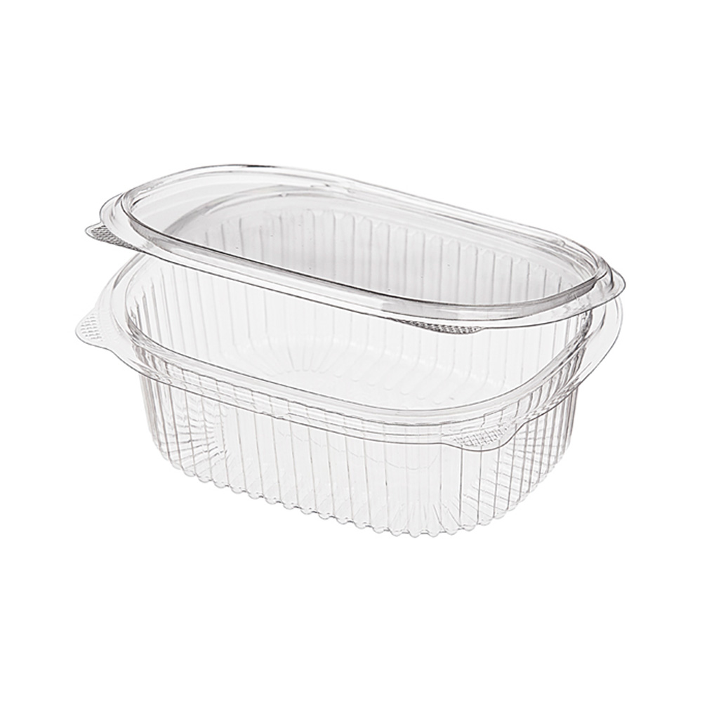 Контейнер овал 500 мл 159х130х56 прозрачный с прозр крышкой РКС-500