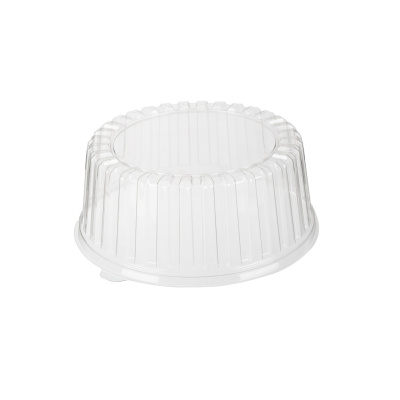 Крышка для тортницы круглая d-266 h-106 прозрачная Т-23531КН (ПЭТ) Комус