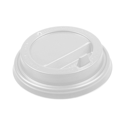 Крышка-для-стакана-d-80-мм-белая-с-носиком-ПС Крышка-для-стакана-d-80-мм-белая-с-носиком-ПС
